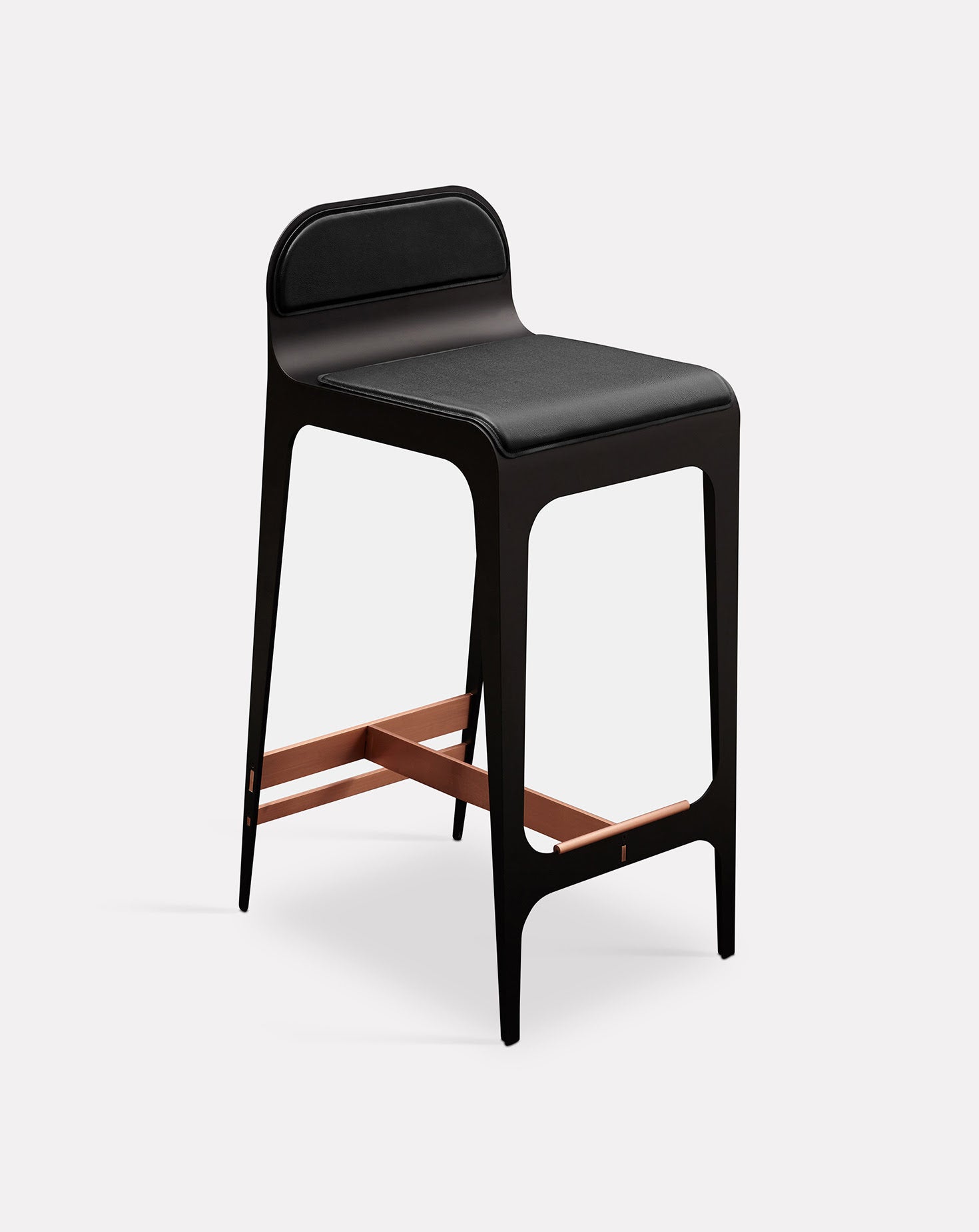 Black and Metal Barstool