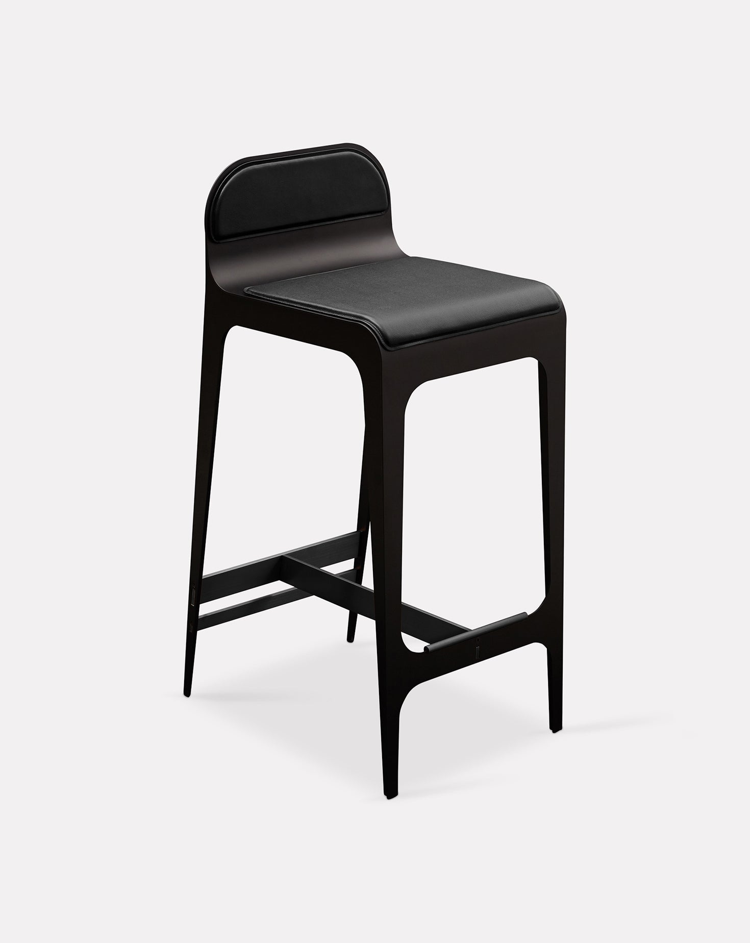 Black and Metal Barstool