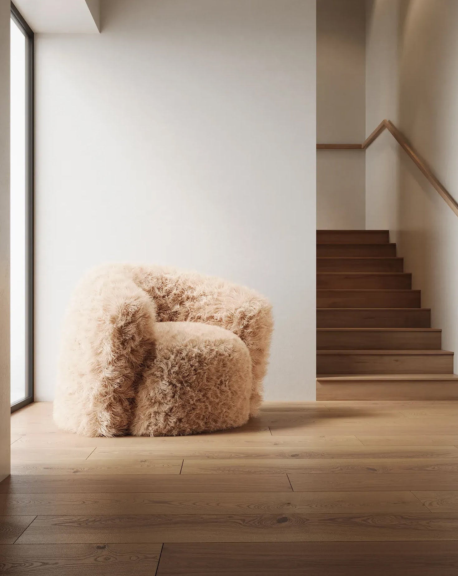 Faux Fur Armchair