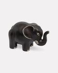 Brown Leather Elephant Stool