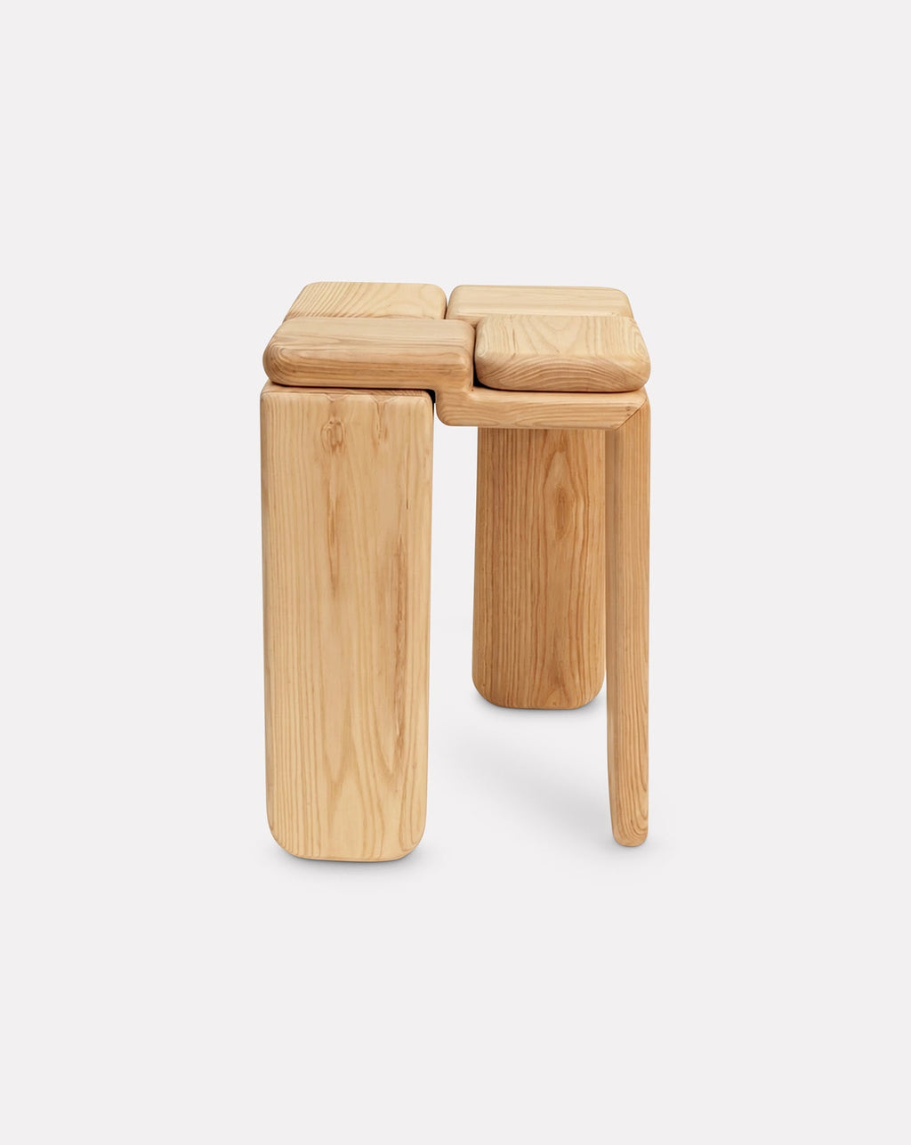 Handcrafted Wood Stool Collection