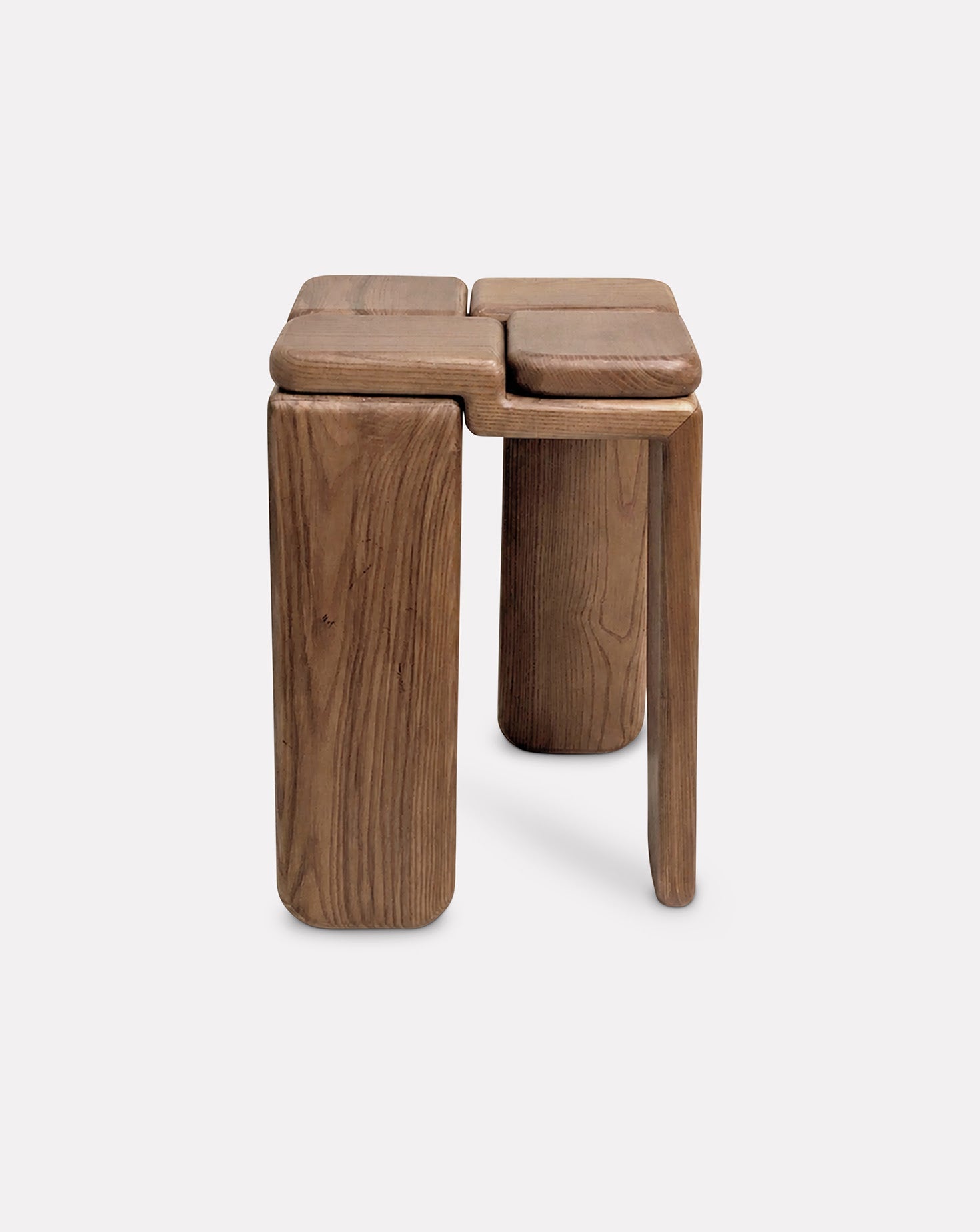Handcrafted Wood Stool Collection