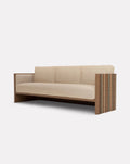 Cream Walnut Sofa Collection