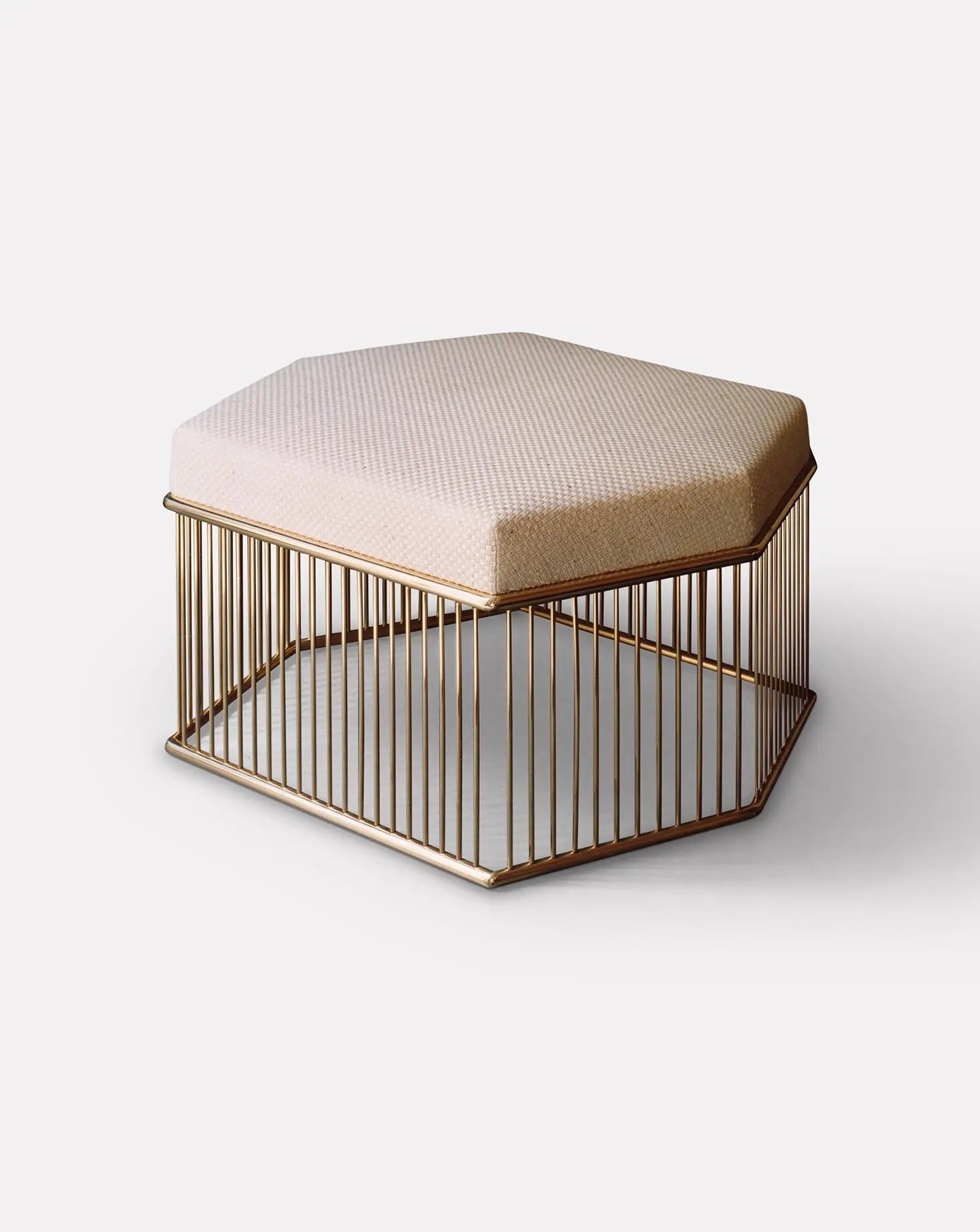 Light Pouf Stool / Ottoman