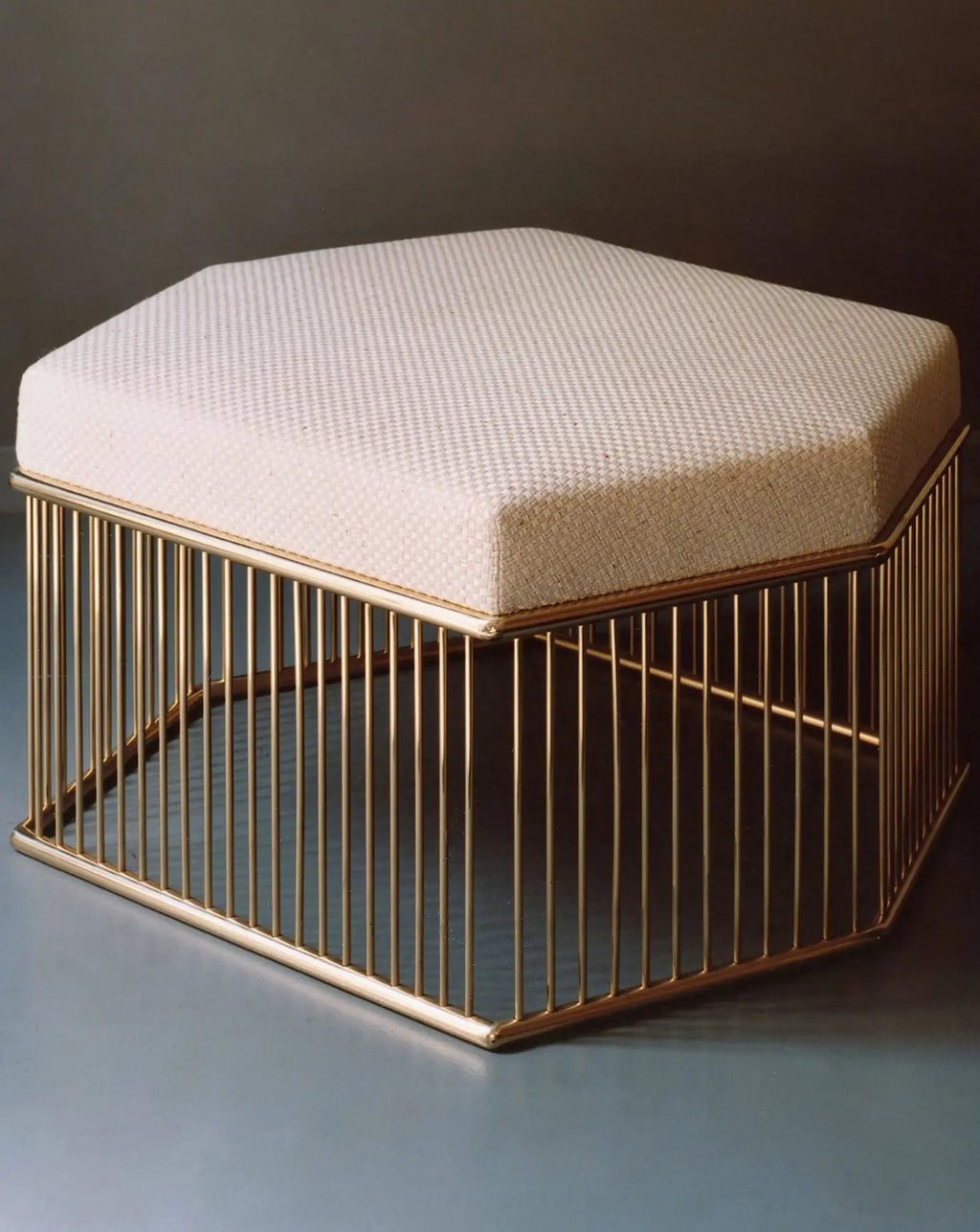 Light Pouf Stool / Ottoman