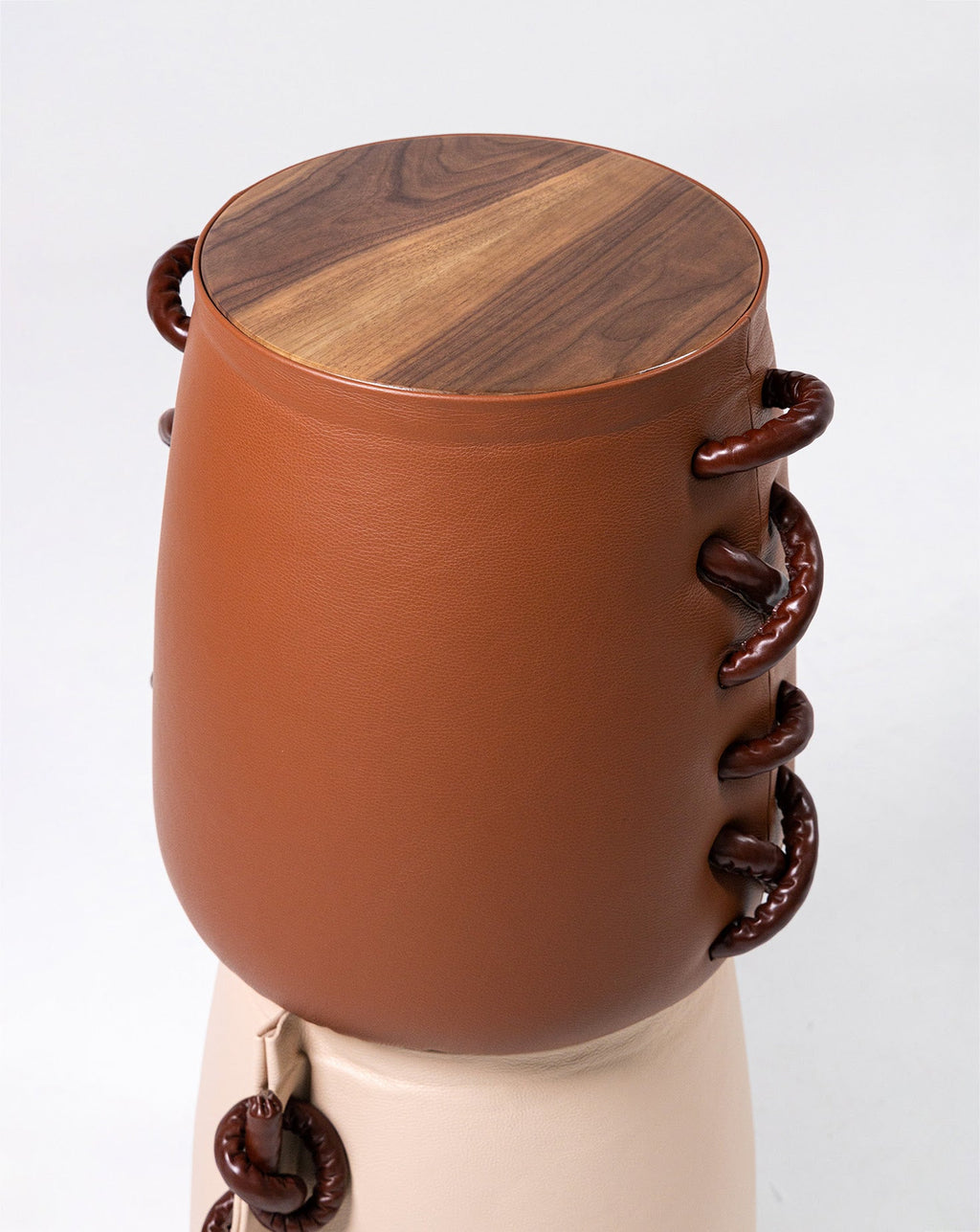 Handcrafted Leather Stool Collection
