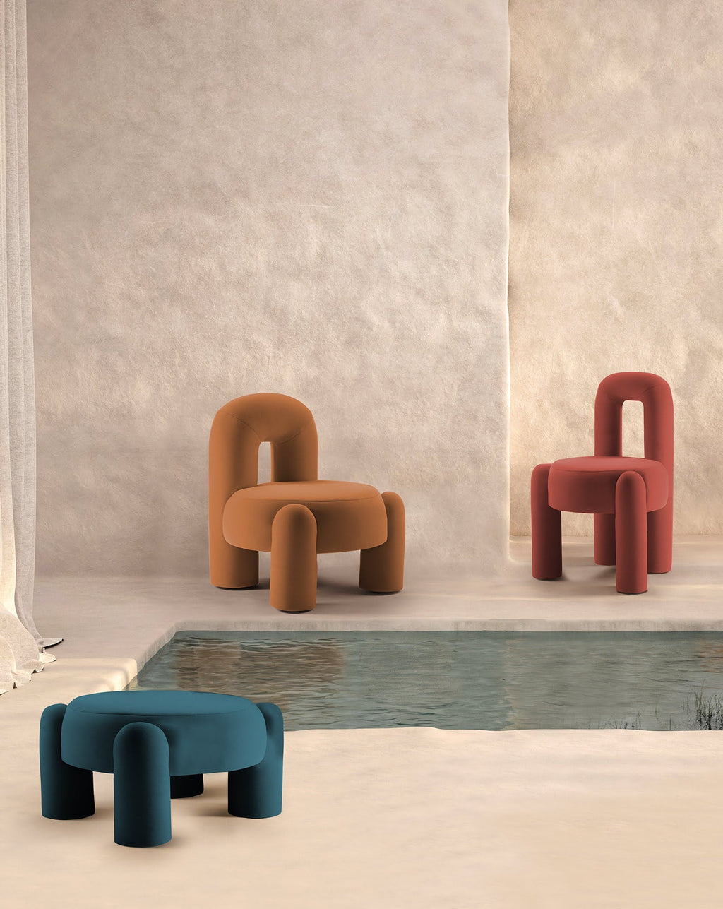 Handcrafted Marlon Armchair Collection