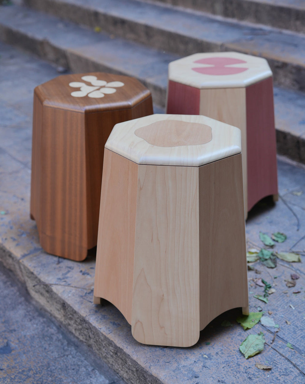 Natual Wood Stool