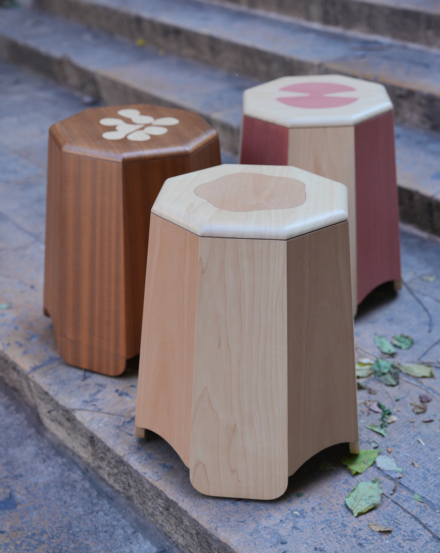 Natual Wood Stool