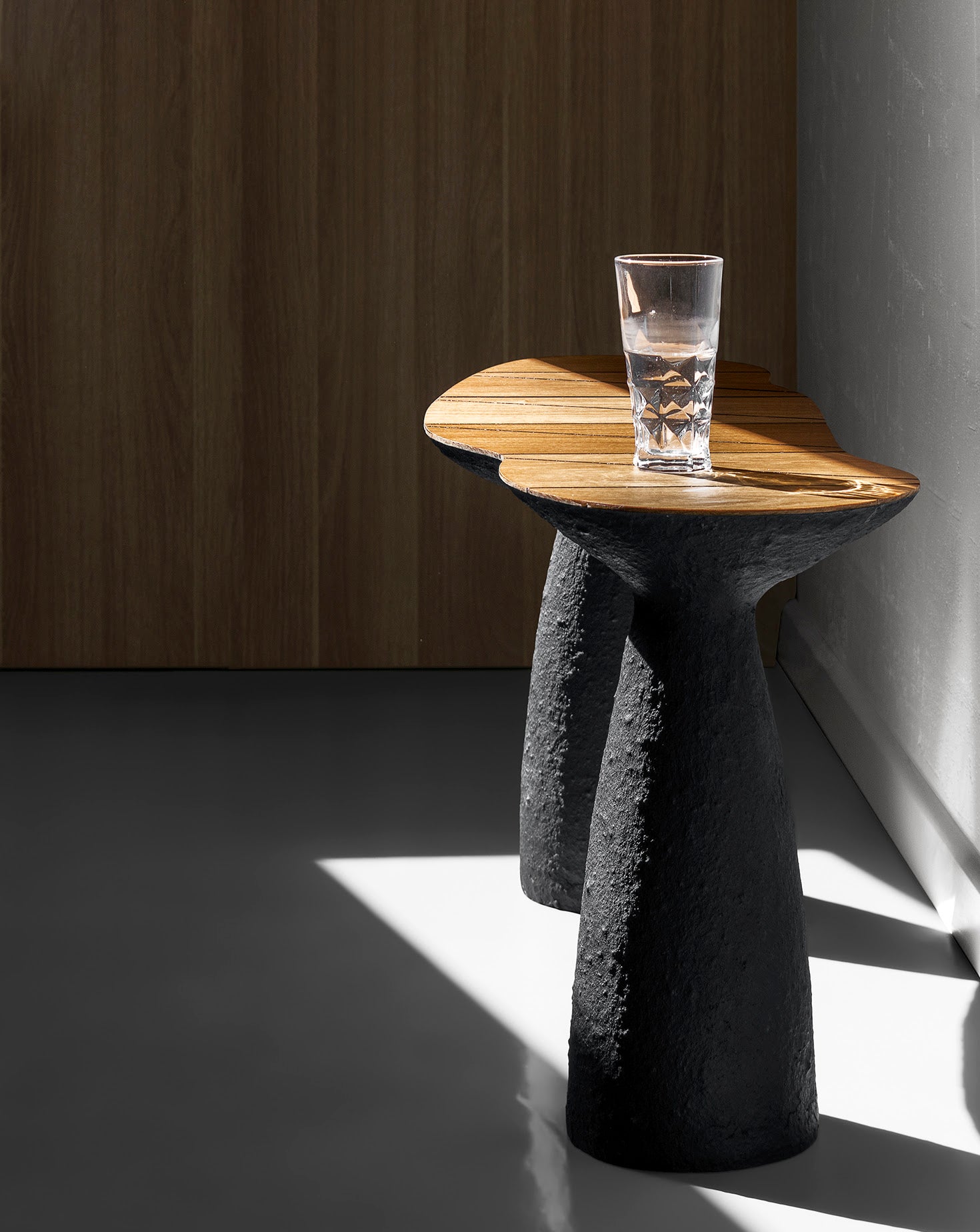 Sculptural Black Bench Collection