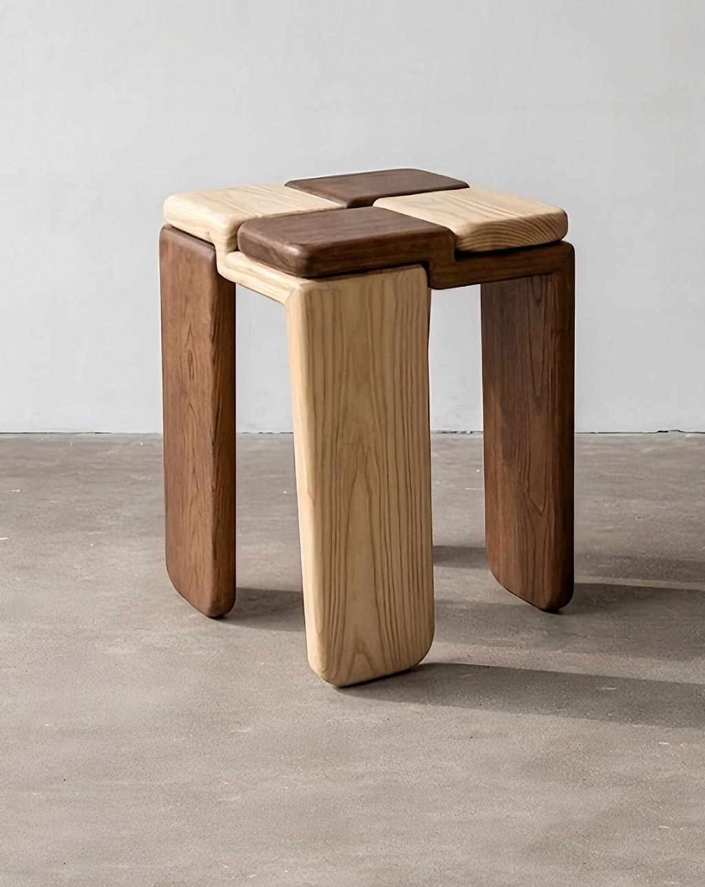 Handcrafted Wood Stool Collection