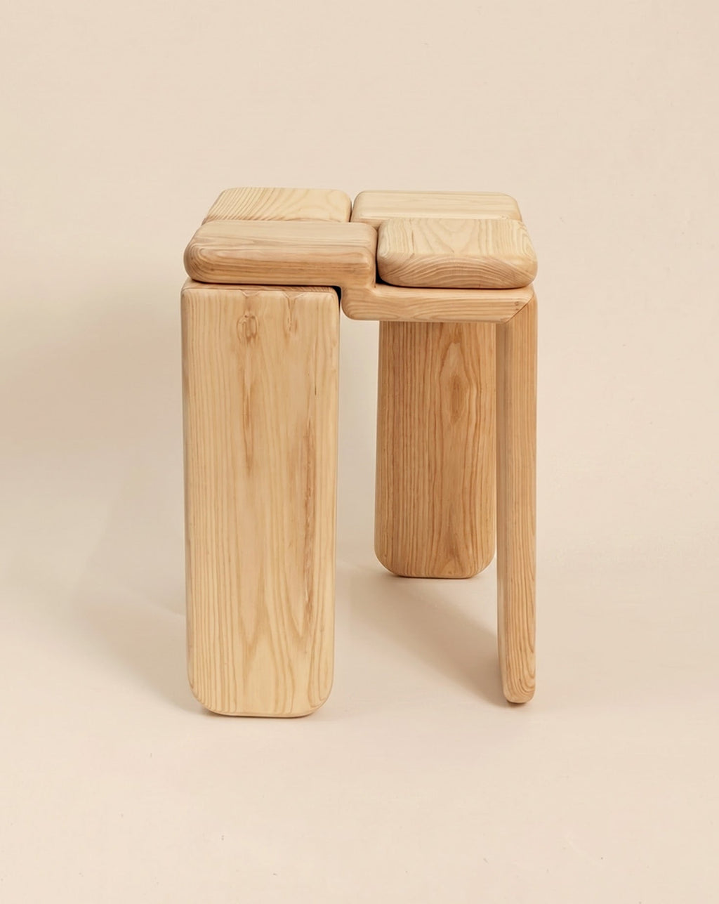 Handcrafted Wood Stool Collection