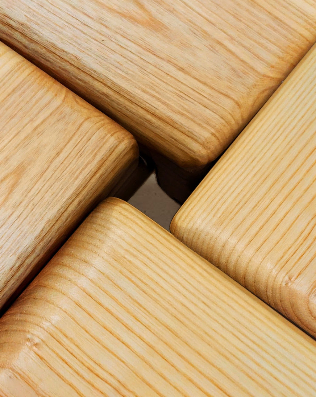 Handcrafted Wood Stool Collection