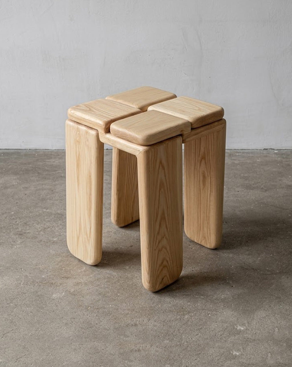 Handcrafted Wood Stool Collection