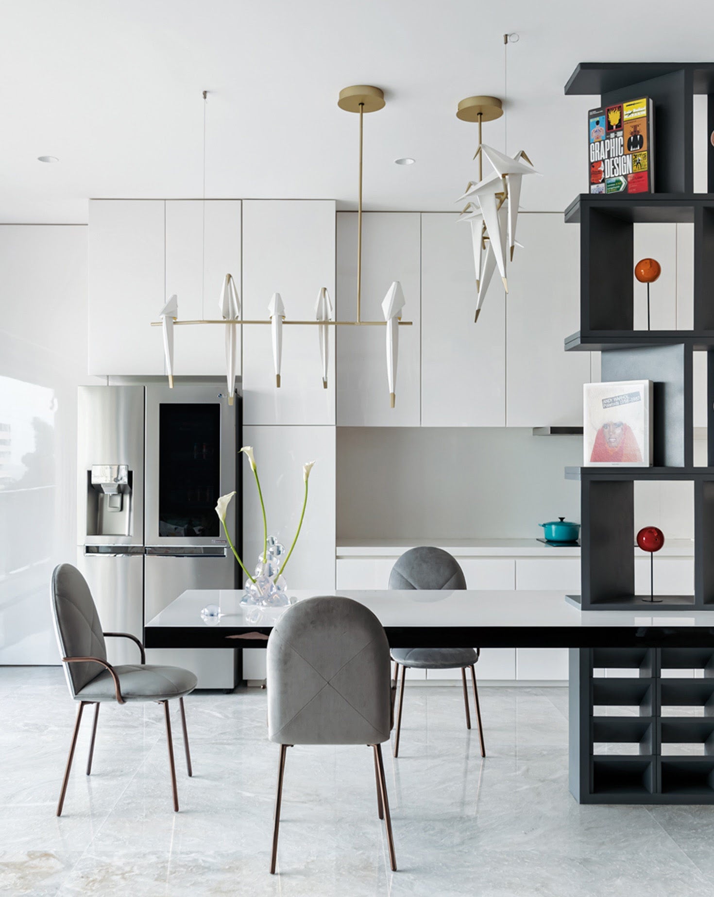 Orion Blanche Rose Dining Chair