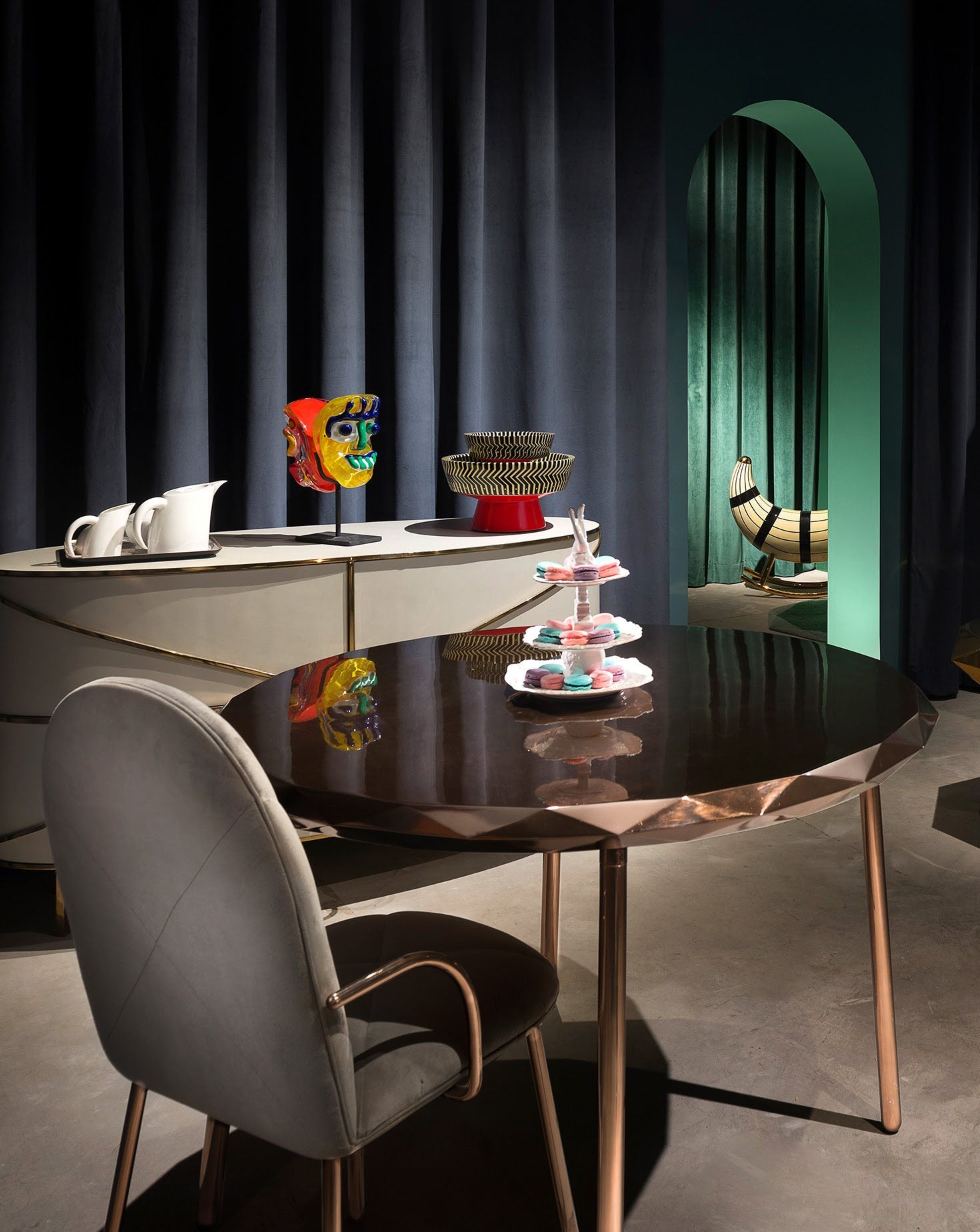 Orion Blanche Rose Dining Chair