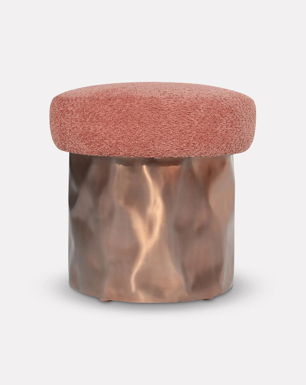 Pink Pouf Stool / Ottoman