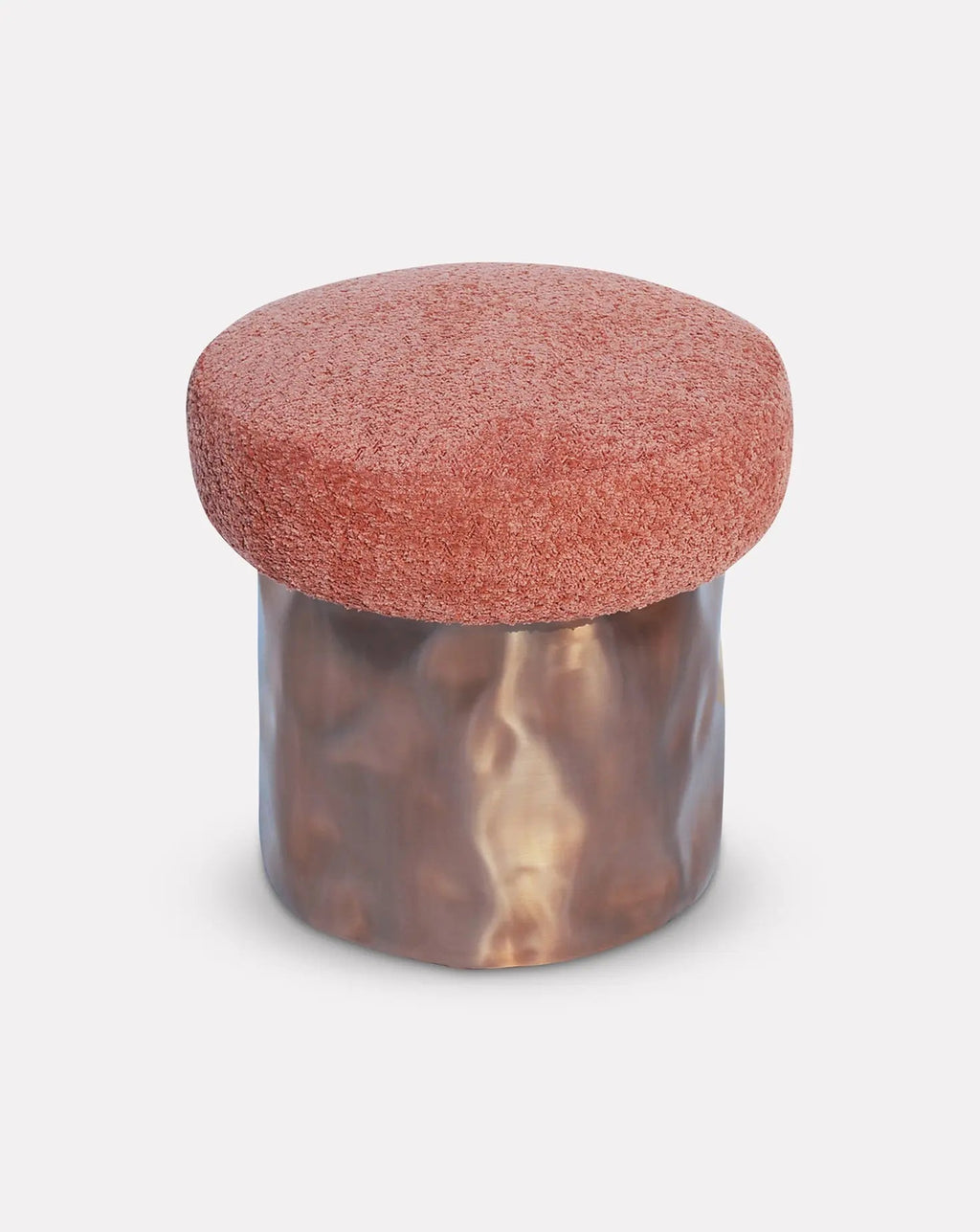 Pink Pouf Stool / Ottoman