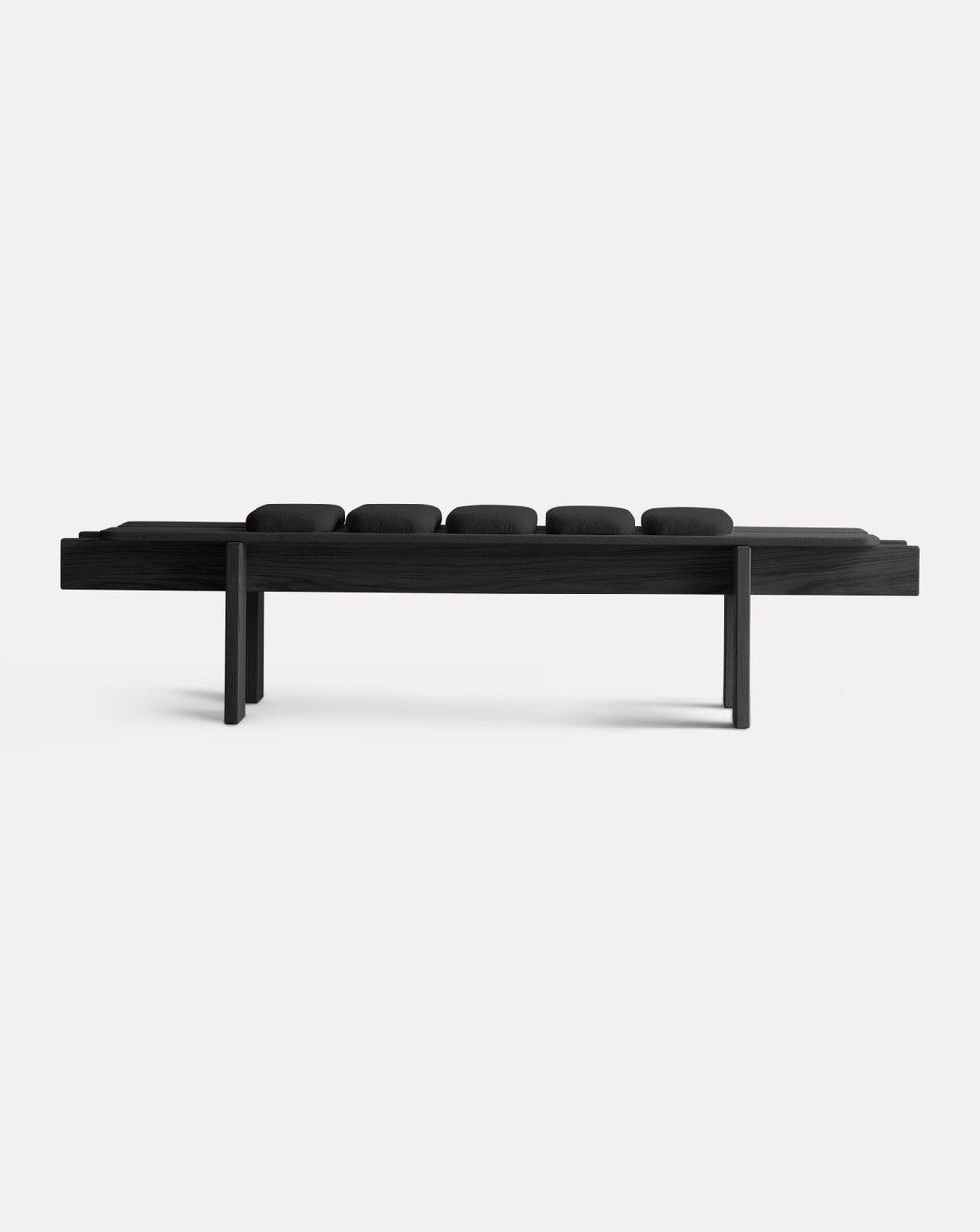 Beech Black Bench