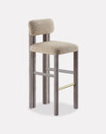 Mauve Grey Bar Chair