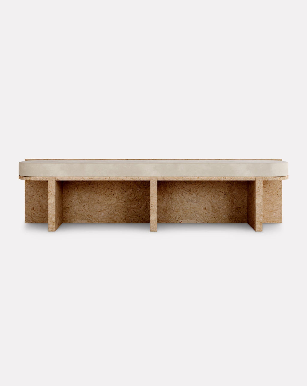 Cork and Velvet Bench