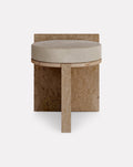 Cork and Velvet Stool