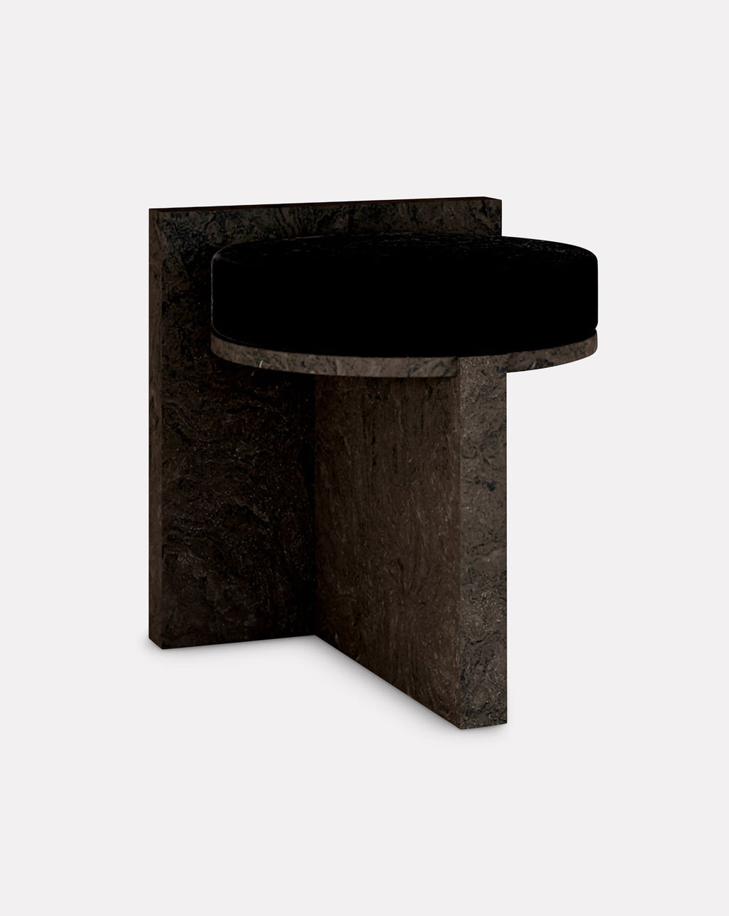 Cork and Velvet Stool