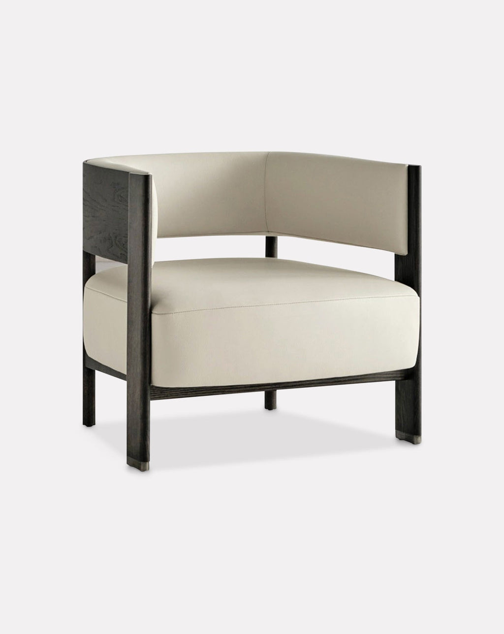 Grey and Black Armchair