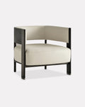 Grey and Black Armchair