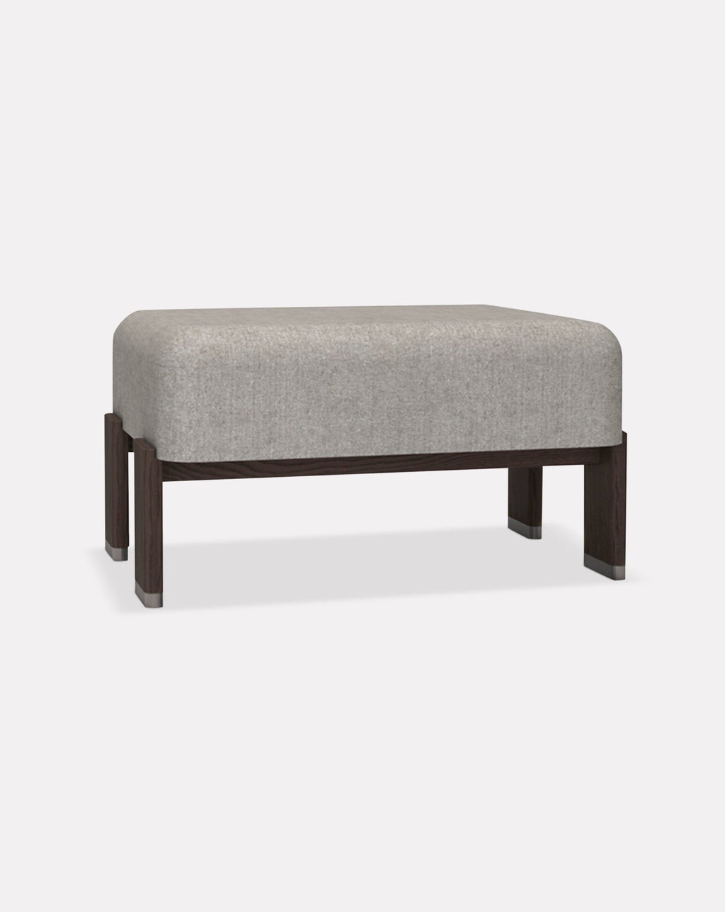 Ashwood Grey Pouff Stool / Ottoman