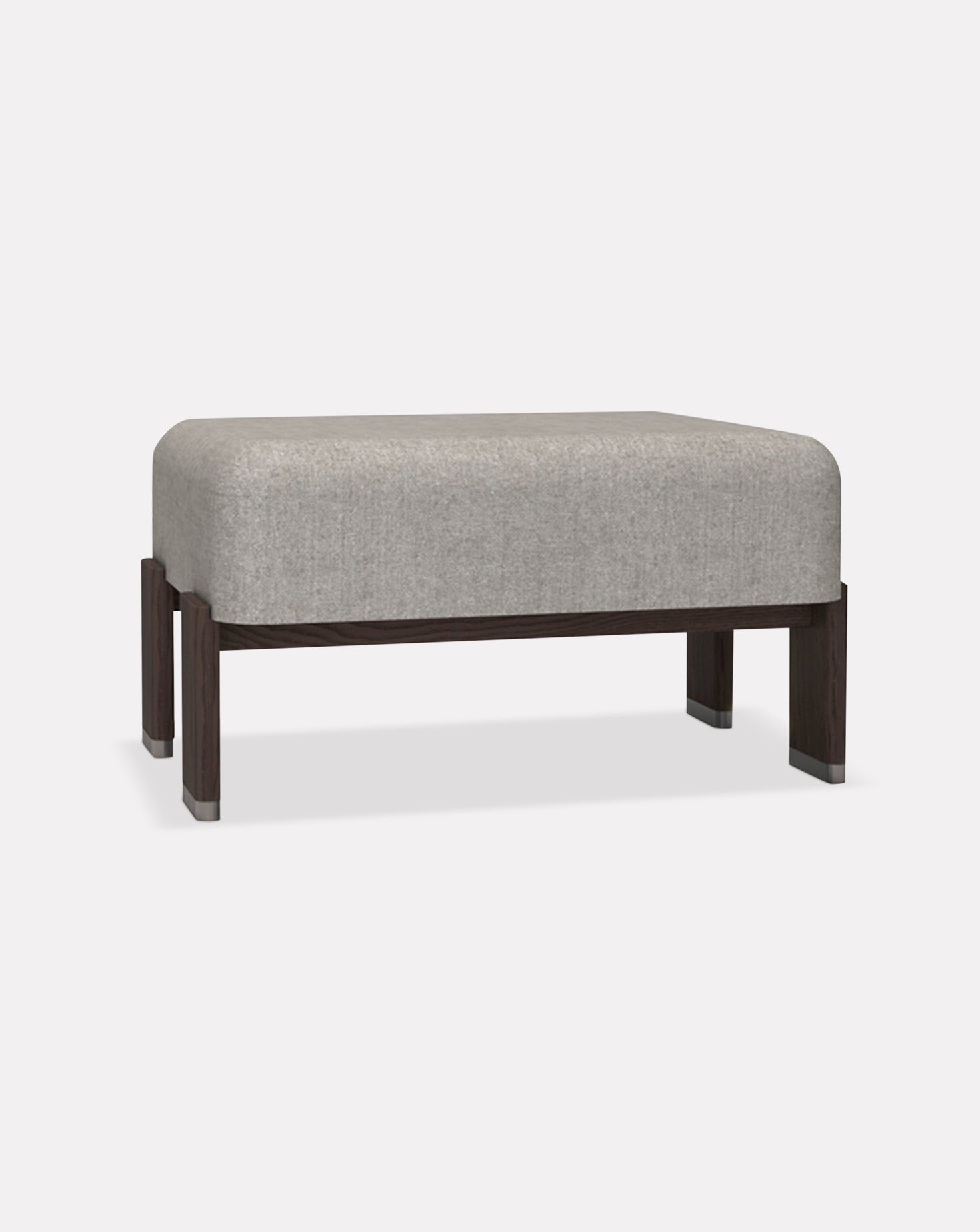 Ashwood Grey Pouff Stool / Ottoman