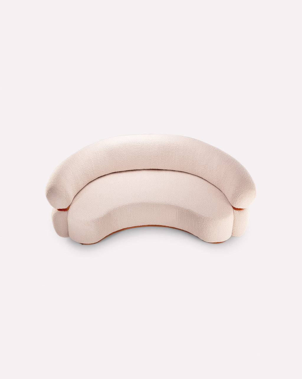 Beige Round Sofa