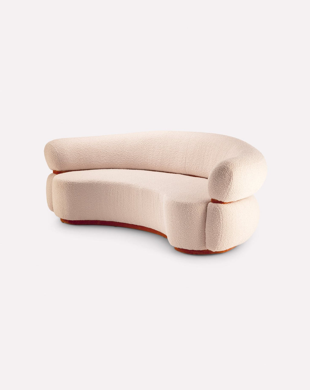 Beige Round Sofa
