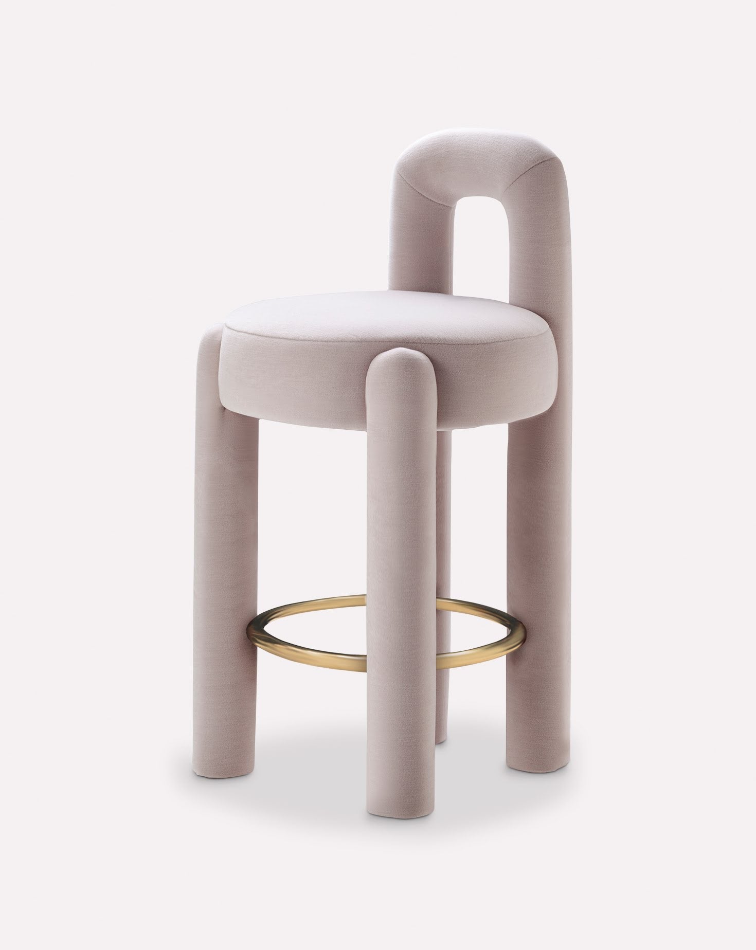 Dusty Lilac Bar Chair