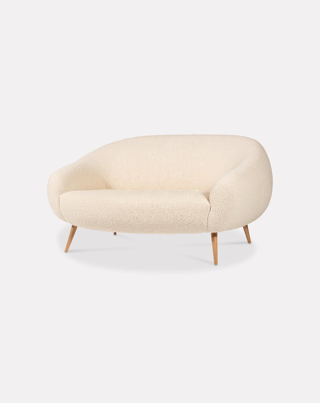 2-Seat Oak Sofa