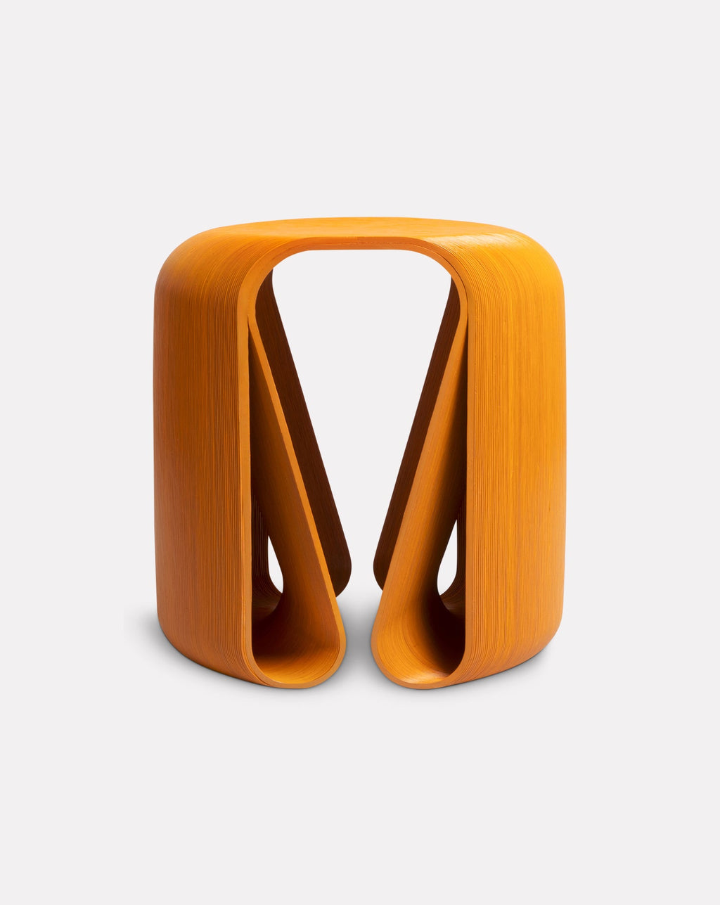 3D Printed Orange Stool