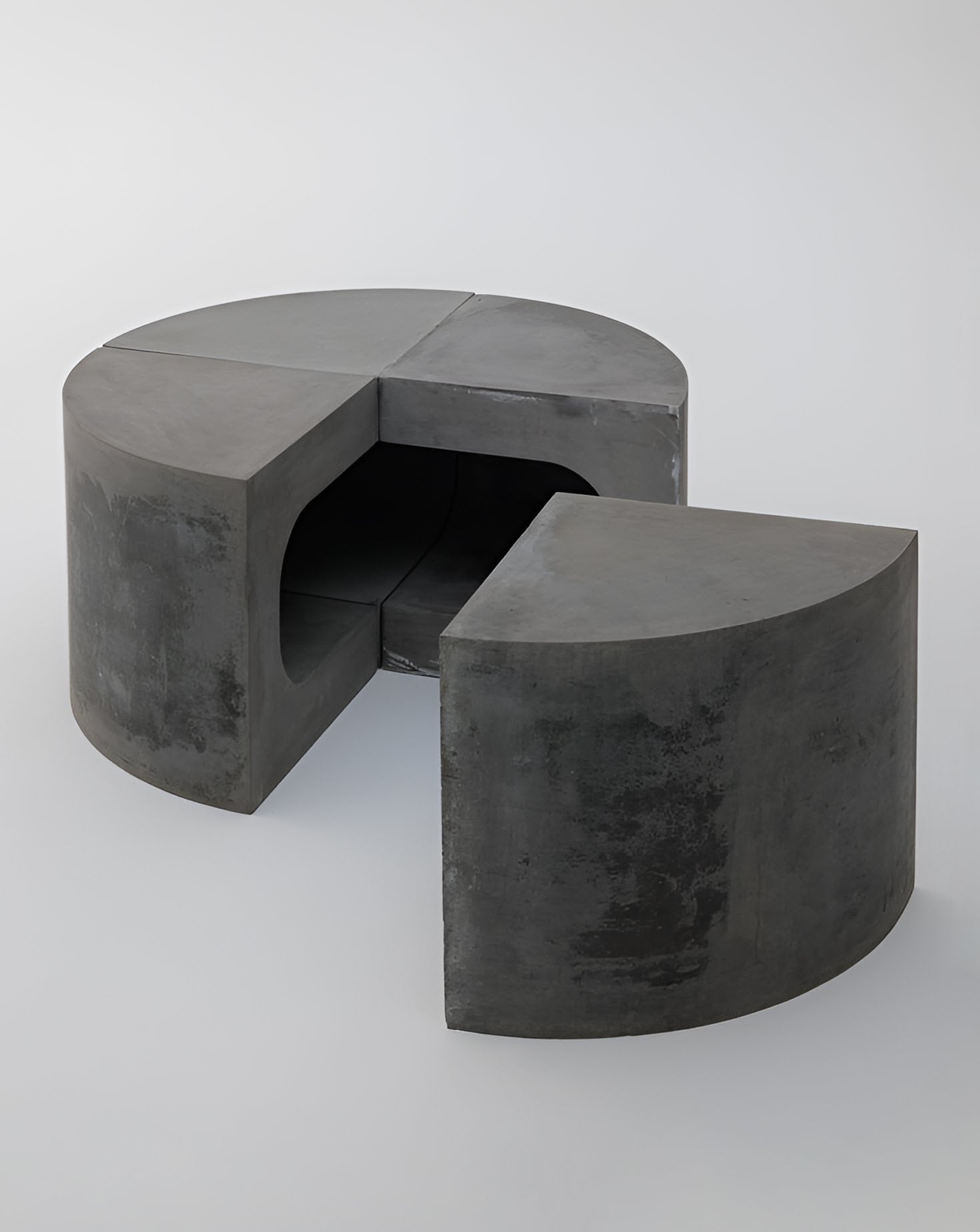 Grey Shelving Bench