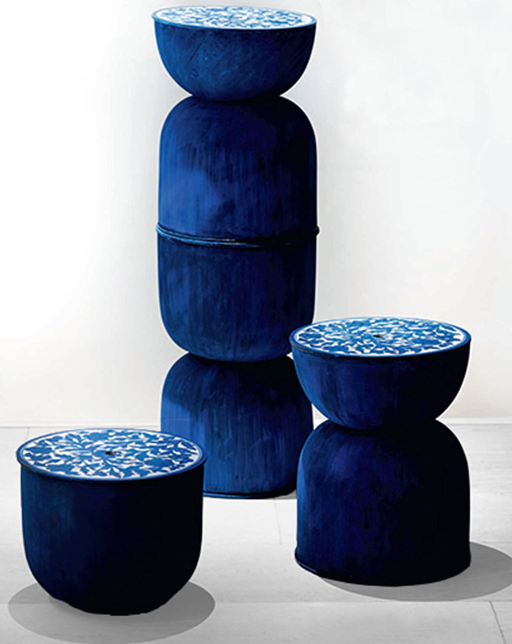 Ceramic and Wood Stambh
