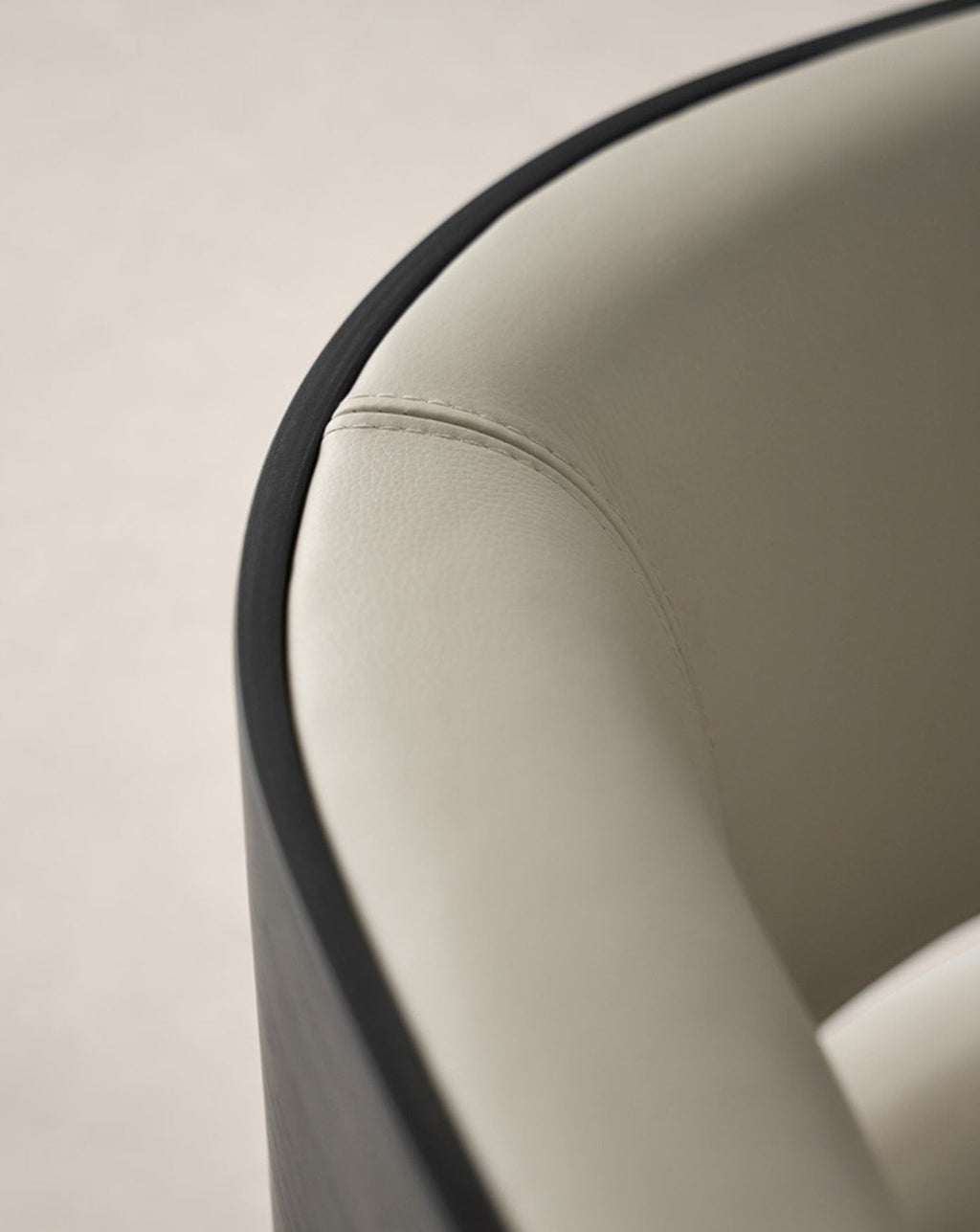 Grey and Black Armchair