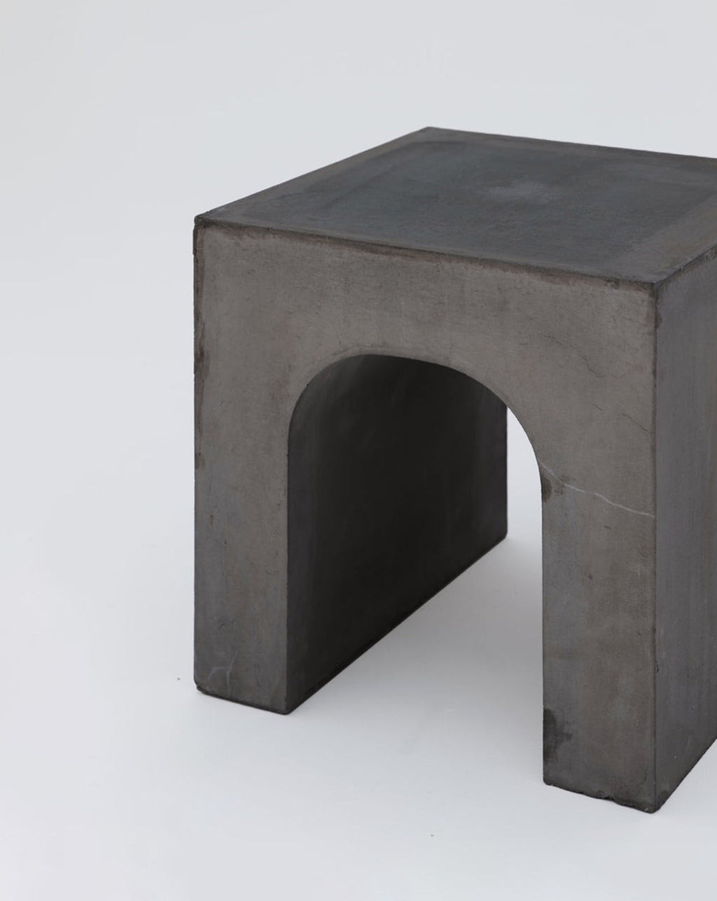 Dark Grey Shelving Bench
