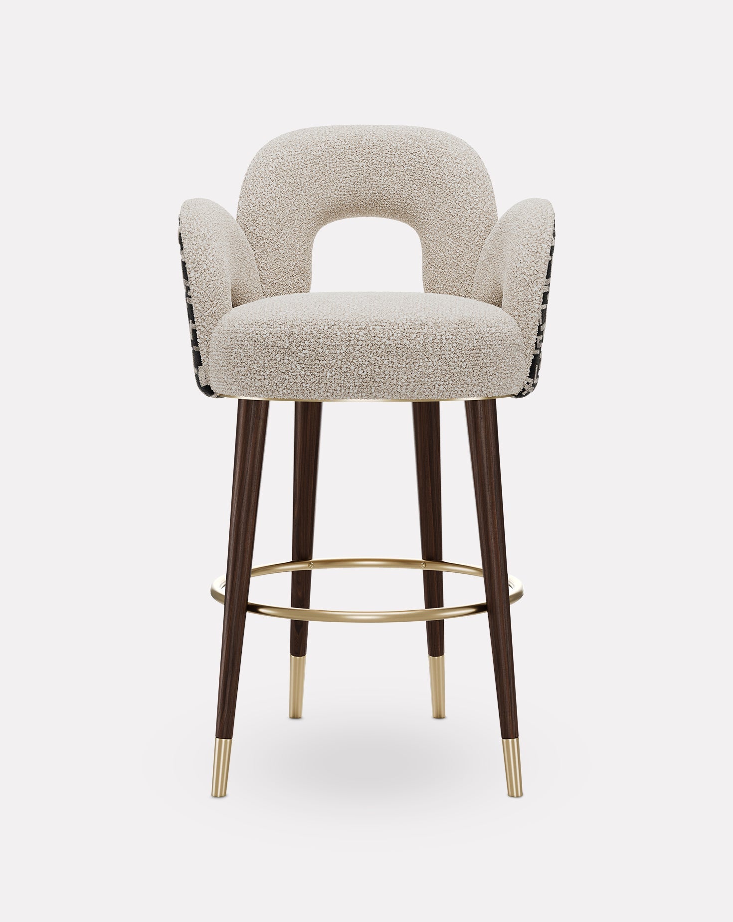 Brushed Brass Bar Stool