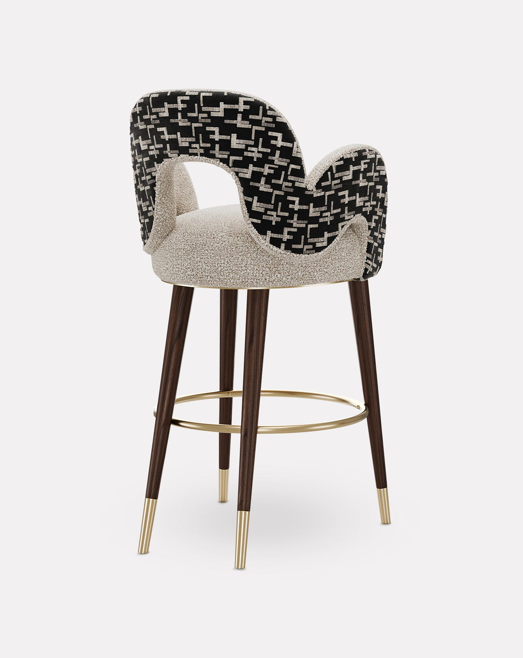 Brushed Brass Bar Stool