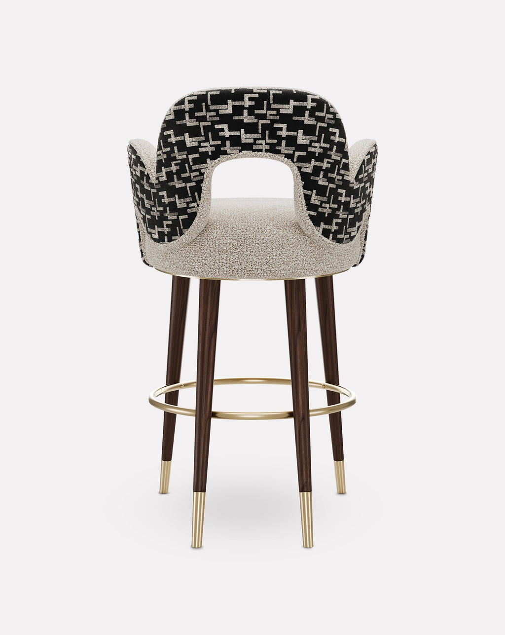 Brushed Brass Bar Stool