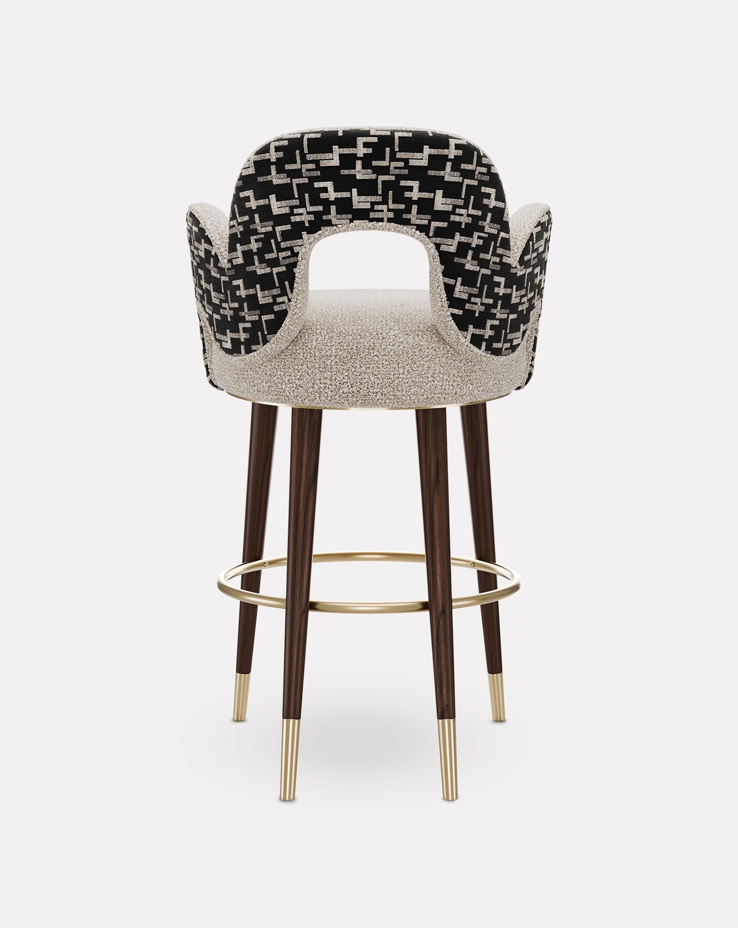 Brushed Brass Bar Stool