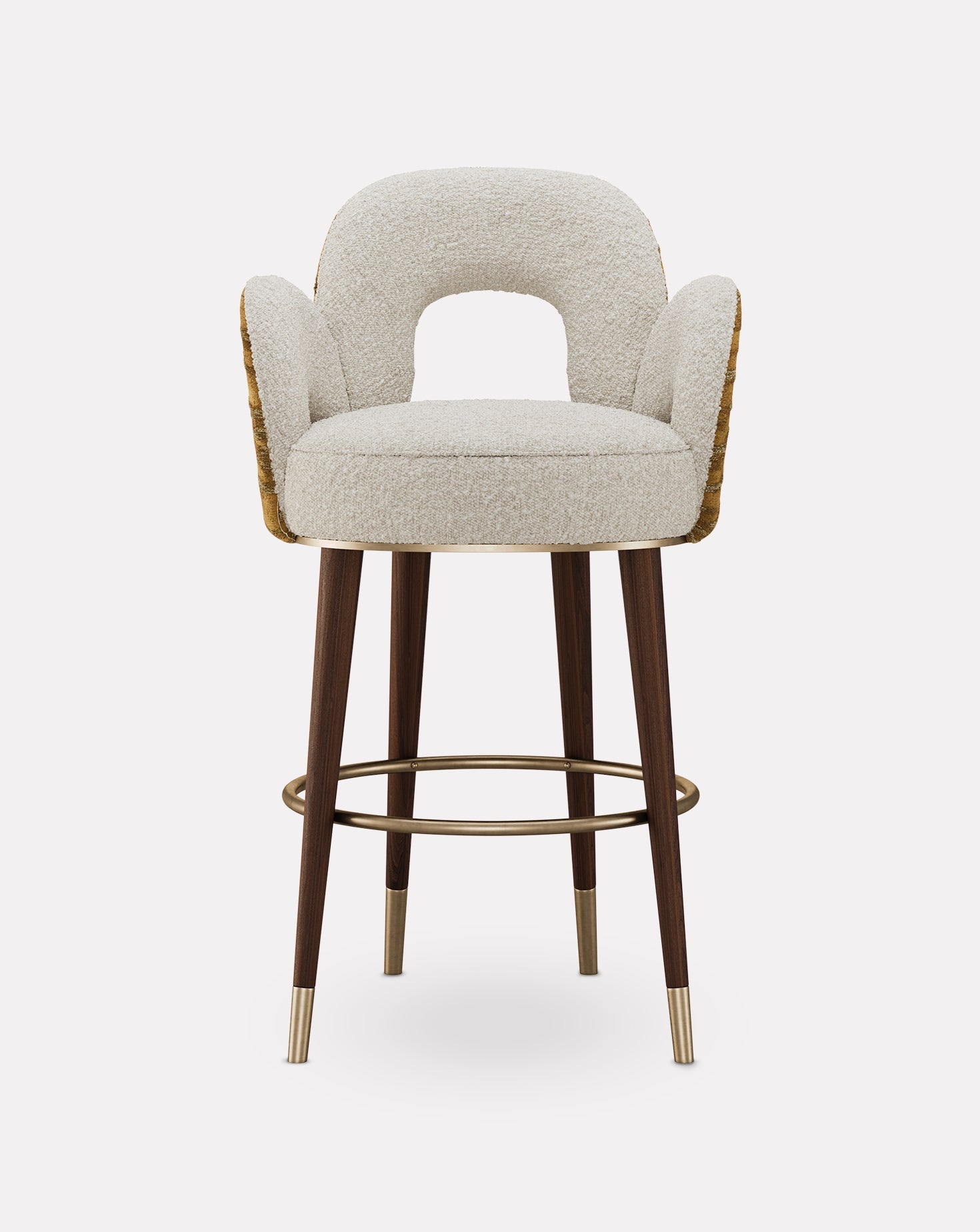 Brushed Brass Bar Stool