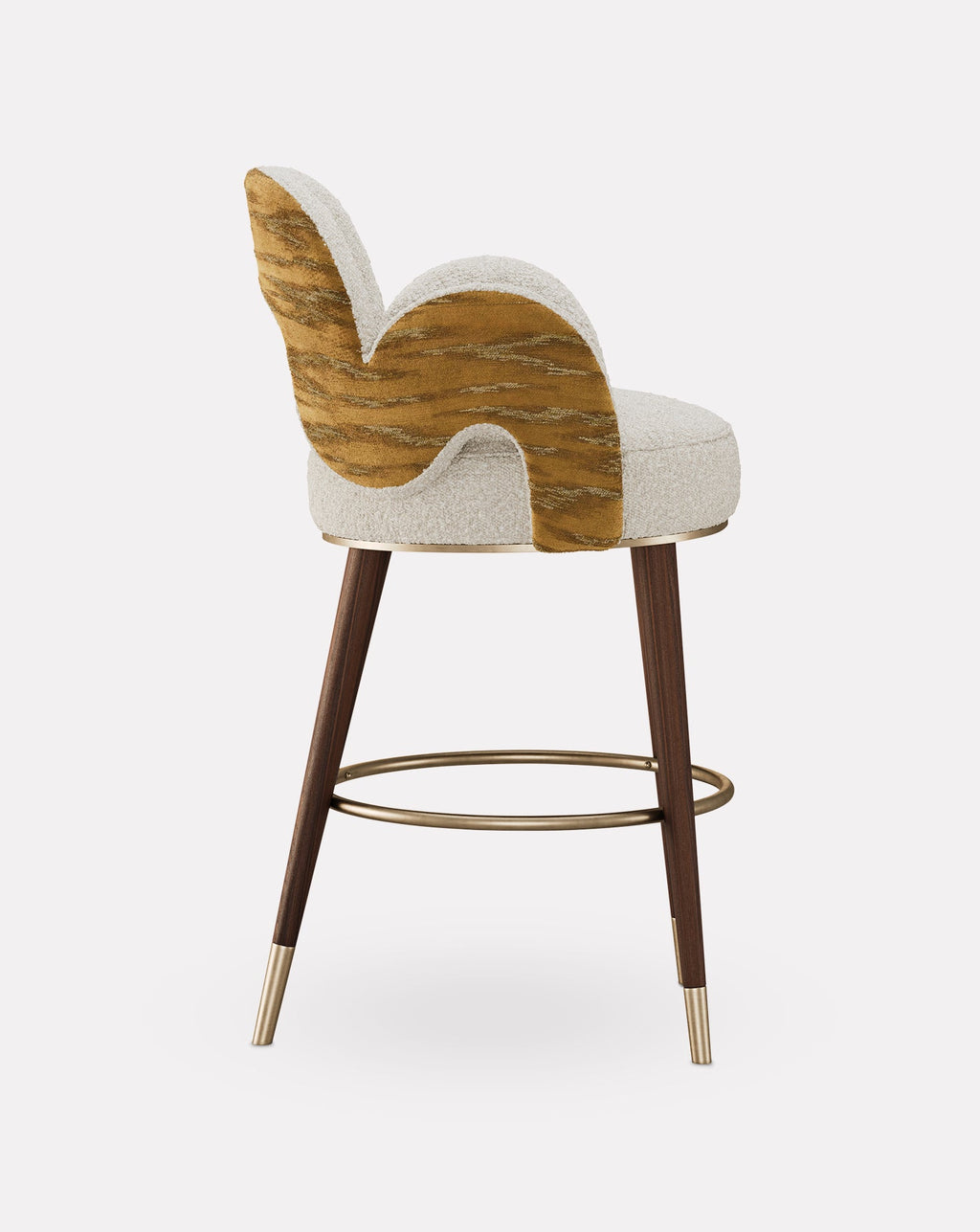 Brushed Brass Bar Stool