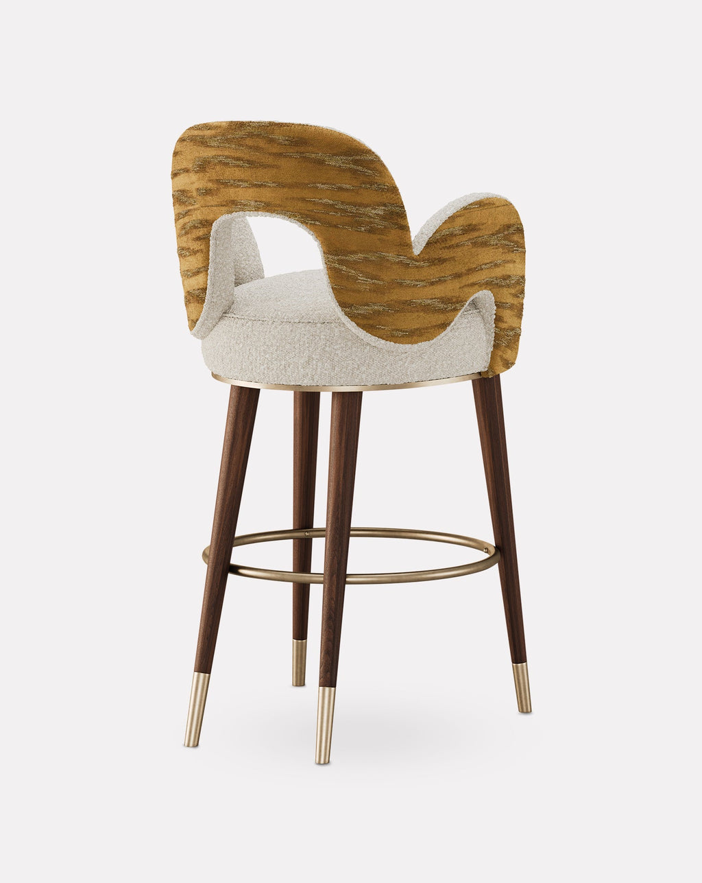 Brushed Brass Bar Stool
