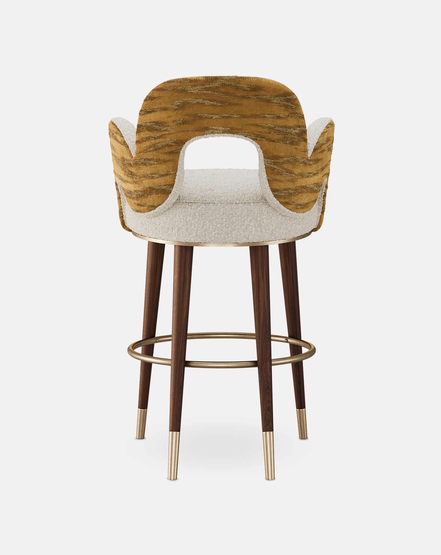 Brushed Brass Bar Stool