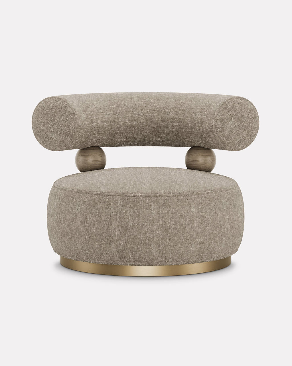 Brushed Brass Armchair