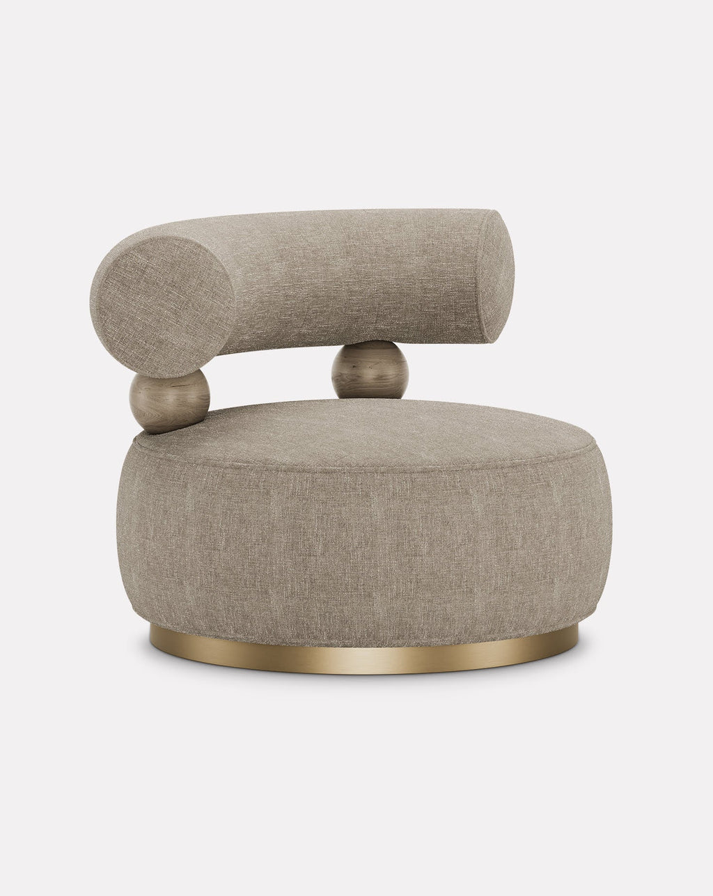 Brushed Brass Armchair